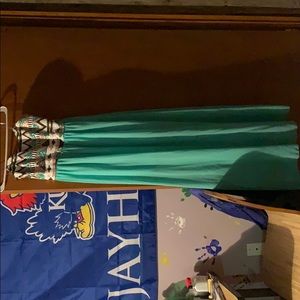 Teal dress